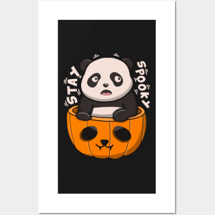 Stay Spooky Panda Posters and Art